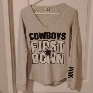 Dallas Cowboys- Victoria's Secret PINK NFL Thermal Top